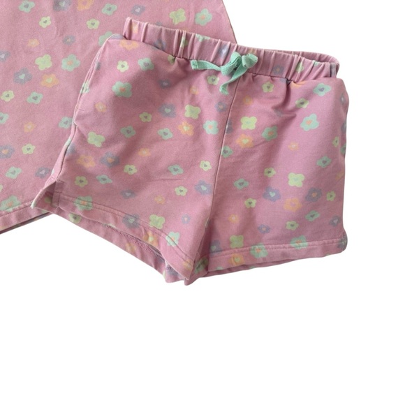 Love and Grow Pink Floral Matching Set 4T - Picture 4 of 7